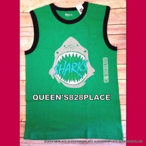 Nwt Gap Kids Boys 14-16 green Shark Tank T-Shirt
